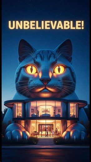 Someone Built a Giant Cat House… Wait For It 😱”