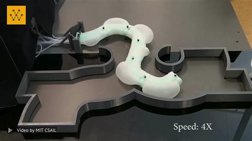 A soft robotic arm slithers like a snake through pipes. Video Credit: MIT Computer Science and Artificial Intelligence Laboratory (CSAIL) #softrobotics #softrobots #robotics #engineering #technolgy #csail #mit -------------------------------- Stay ahead of the curve! Follow us now on our WhatsApp (https://wevlv.co/wevolver-whatsapp) and Telegram (https://wevlv.co/3sJlFn5) channels and stay updated about the cutting edge. | Wevolver.com