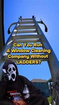 Can You Run A Window Cleaning Company Without Ladders? #windowwashing #windowcleaning