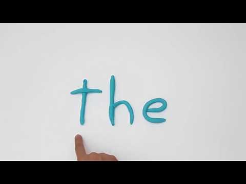 Jolly Phonics Sight Words RED list 1