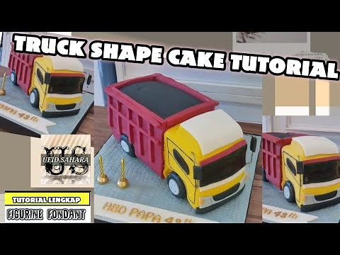 truck shape cake tutorial