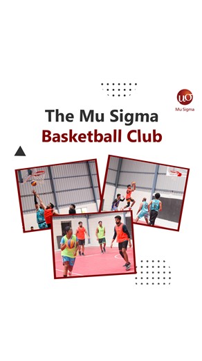 Mu Sigmans bring their A-game to whatever they do. When they're not busy delivering impactful solutions at work, they're lighting up the court with their fiery passion and winning strategies. Catch an action-packed glimpse of the Mu Sigma Basketball Club. #LifeAtMuSigma | Mu Sigma Inc.