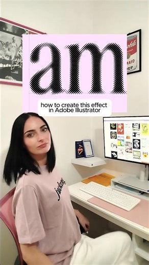 Tutorial Adobe illustrator as a pro graphic designer tutorial halftone effect