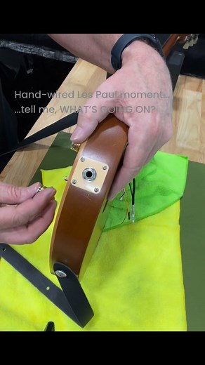 Hand-wired Les Paul moment. Ditching the PCB board and bringing this thing back to life. Tell me… WHAT’S GOING ON? ⚡️ If you need a setup or custom wiring, text me: 725-274-1620 #LesPaul #Gibson #GuitarTech #GuitarRepair #WiringHarness #HandWired #GuitarMods #VegasMusic #LasVegasGuitarSetups #GuitarReel #BeforeAfter #GuitarSetup #Guitarist | Las Vegas Guitar Setups | Facebook