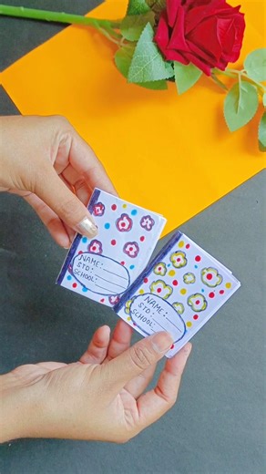 Diy Mini Notebook Easy Paper Craft // Cut mini Note book Craft ideas // #shorts #viral #video #diy