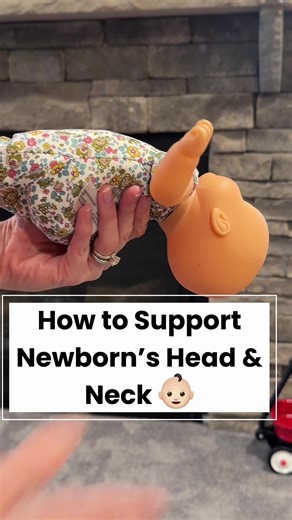 That tiny wobbly head is why every move matters 👶🤍 Newborns don’t have the muscle strength to support their head and neck yet, which means proper head and neck support is essential every time you pick them up, hold them, or pass them to someone else. If you’re a new parent searching how to hold a newborn, how to support a baby’s head, head support hacks, or newborn safety tips, save this for later. These early days are all about learning the basics and building confidence. #newborncare #newpar