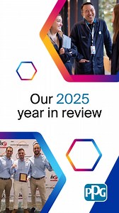 As 2025 comes to an end, we’re looking back on our biggest moments. See the milestones we marked, innovations we launched and exciting moments we celebrated. We’re looking forward to another year of protecting and beautifying the world in 2026. #PPGproud #ProtectandBeautify #2025Wrapped | PPG