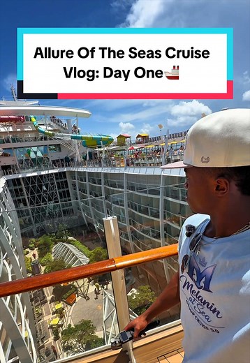 Allure Of The Seas Cruise Vlog: Day One 🚢 #cruiseship #royalcaribbean #allureoftheseas #cruiseaddict #cruiselife @Royal Caribbean