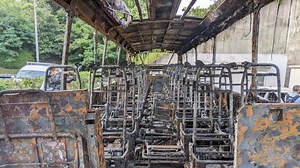 Fiery Bus Crash on Japanese Highway Leaves 2 Dead, 7 Injured