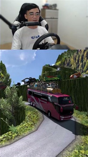 bus melewati jalan extrime part 18 #ets2 #eurotrucksimulator2 #gaming #gameplay