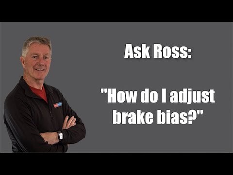 Ask Ross: How Do I Adjust Brake Bias?