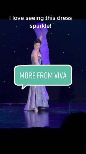 Burlesque Dancer's Sparkling Costume in Las Vegas