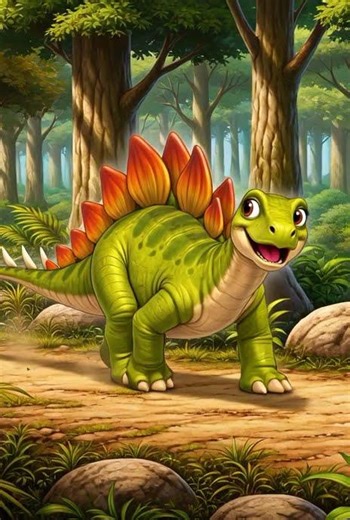 Stegosaurus Adventure! 🦕 Learn About Stegosaurus for Kids | Dinosaur Learning #animalfactsforkids