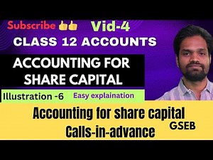 STD -12 ACCOUNTS[PART-2]||ACCOUNTING FOR SHARE CAPITAL [Vid-4]|GSEB|CLASS 12 COMMERCE|ABHISHEK SIR