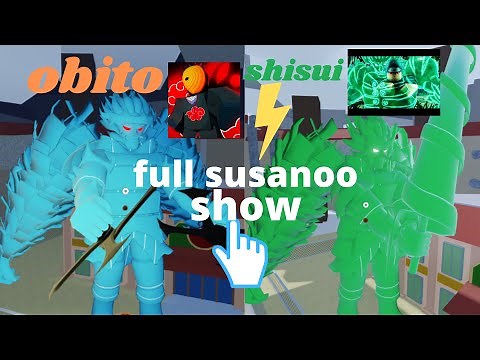 ( Shindo Life 2) show obito and shisui full susanoo/Samurai Spirit