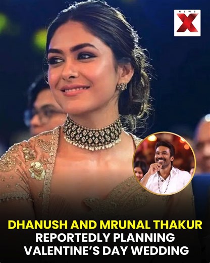Actors Dhanush and Mrunal Thakur are reportedly set to tie the knot on Valentine’s Day this year.?? According to multiple media reports, the couple is planning a private and intimate wedding ceremony, keeping the celebrations low-key and away from the public spotlight. The special occasion is expected to be attended only by close family members and a small circle of friends. While neither Dhanush nor Mrunal has officially confirmed the news, the wedding buzz has already taken over social media,