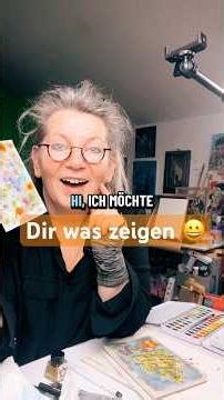 Prägen und Aquarell!?😳 Ob das gut geht?!🎨 Longvideo folgt in Kürze