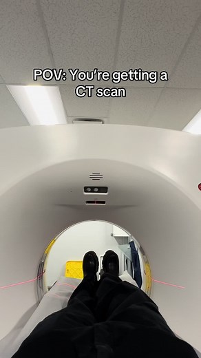 POV: Inside a CT Scan Machine - Patient's Perspective