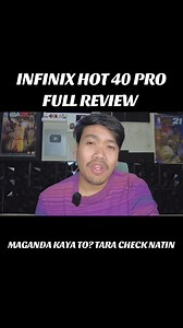 3.9K views · 35 reactions | INFINIX HOT 40 PRO FULL REVIEW. #infinixhot40pro #thejvlogstories #budolfinds #review | The j Vlog Stories | Facebook