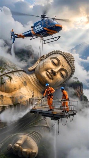 Buddha Statue Cleaning Story | Devotion Miracle | #buddha #shorts