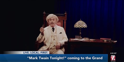 Mark Twain Tonight coming to The Grand Theater