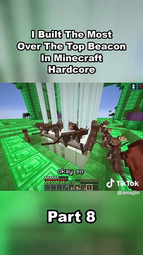Building the Ultimate Beacon in Minecraft Hardcore