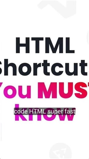 Stop Writing HTML Like This ❌ Use These Shortcuts! #short
