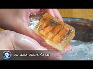 Amino Acid Soap 1 (Turn on CC for detail explanation) #soapncrafts #transparentsoap #aminoacidsoap