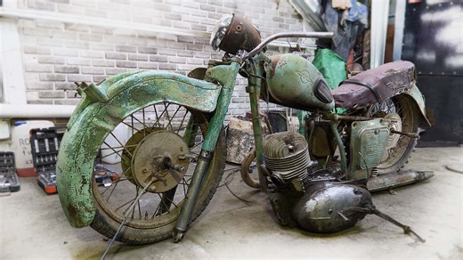 17K views · 189 reactions | Restoration Old Motorcycle JAWA Full Restore Broken Rusty Engine part 1 | Rescue Story | Facebook