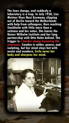 Lise Meitner Escapes Nazi Germany—The Border Stamp That Saved a Genius