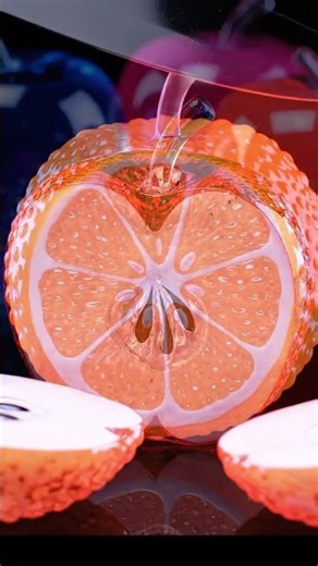 Sweet ASMR 🍎 Glass Fruit Slicing #asmr #satisfying #sweet