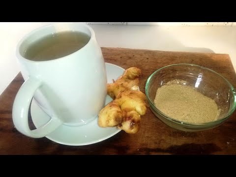 Ginger Powder Tea for Cold & Weight loss