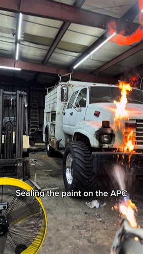 With freshly laid paint you want to add an excessive amount of heat to seal the paint so it lasts a really long time #paint | Mad Max C7