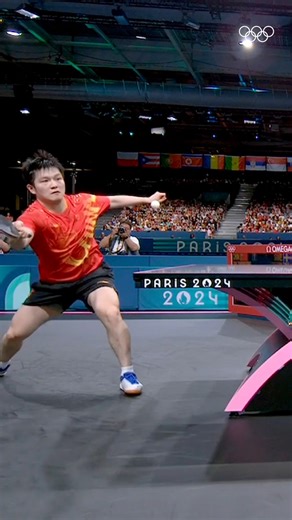 Precision, power, and pure adrenaline on the table 🏓💥#Olympics #Paris2024 | Olympics