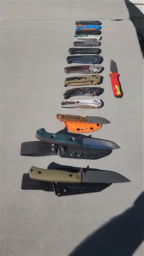 My Benchmade Collection #benchmadeknives #kniferoll $edc #edcknife