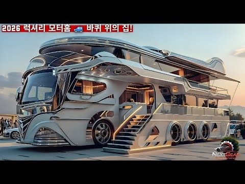 2026 럭셔리 모터홈 – 바퀴 위의 집, 미래의 여행을 만나다!