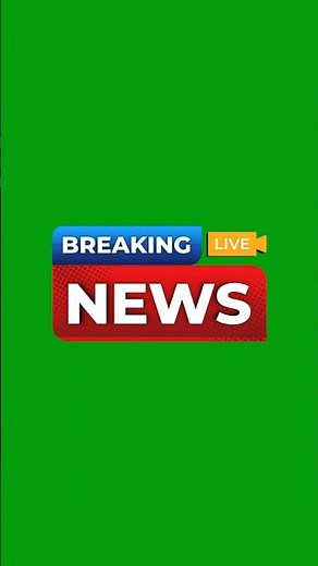 Green Screen Breaking News Logo #mtctutorials #news #live