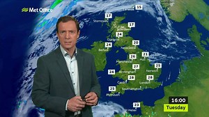 Last week we experienced very warm and dry conditions across the UK. But what does this week's weather have in store? More of the same? Find out the details with Alex Deakin. | Met Office