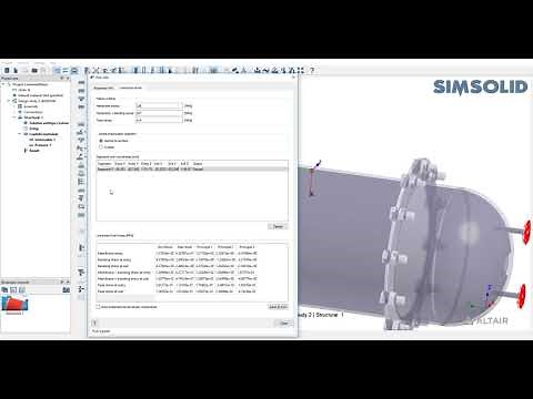 Stress Linearization in Altair SimSolid