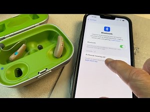 How to connect Phonak Hearing Aids to iPhone