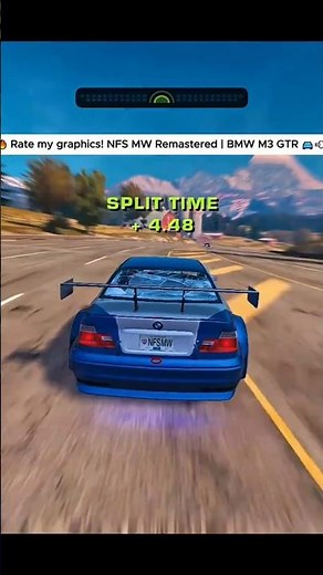 NFS Most Wanted 2005 Graphics Review | BMW M3 GTR Looks Insane! #nfsmw2005 #nfsmw