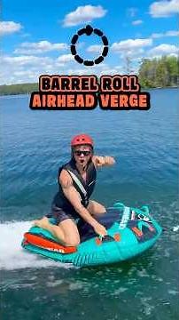 Learn the 4 steps to barrel roll on the Airhead Verge! #tubing #watersports