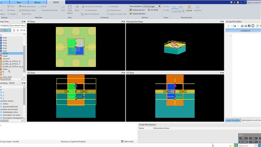 Lumerical FDTD 2025R1 GPU设置，解决24R1版本中不能仿真色散材料问题