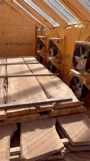 Time for #sunday #solar #kiln unload & load. #walnut #wood #slabs #oak #solarpower | Harpeth Timber & Mill