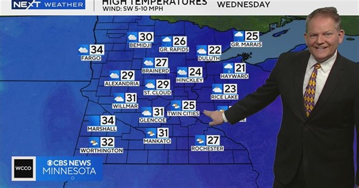 NEXT Weather: 5 p.m. forecast from Jan. 13, 2025