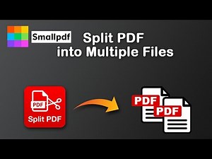 How to split a PDF into multiple files in smallpdf for free
