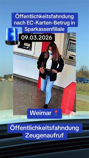 #öffentlichkeitsfahndung #Weimar