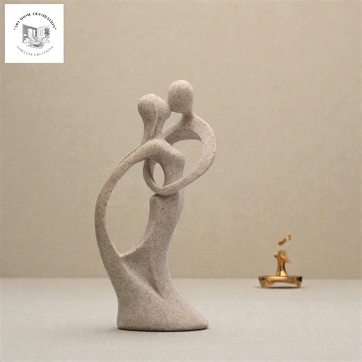 Abstract Resin Couple Sculpture, Modern Romantic Table Decor - Etsy