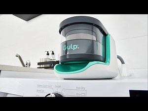 Gulp. Self-cleaning washing machine microplastic filter.