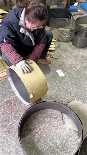 Applying Protective Paper to Filters